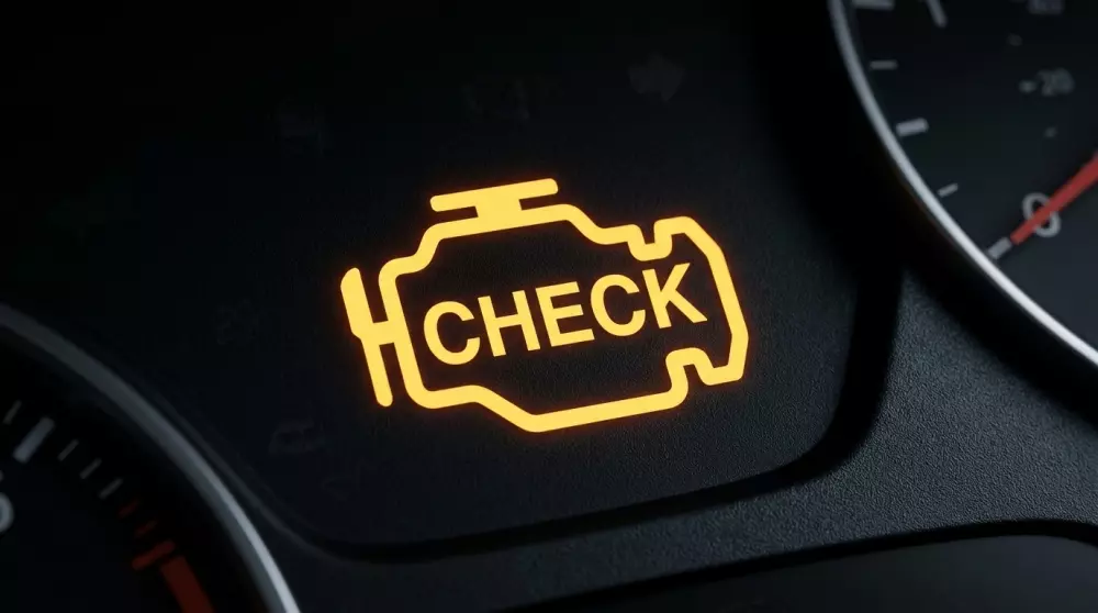 Почему загорелся check engine